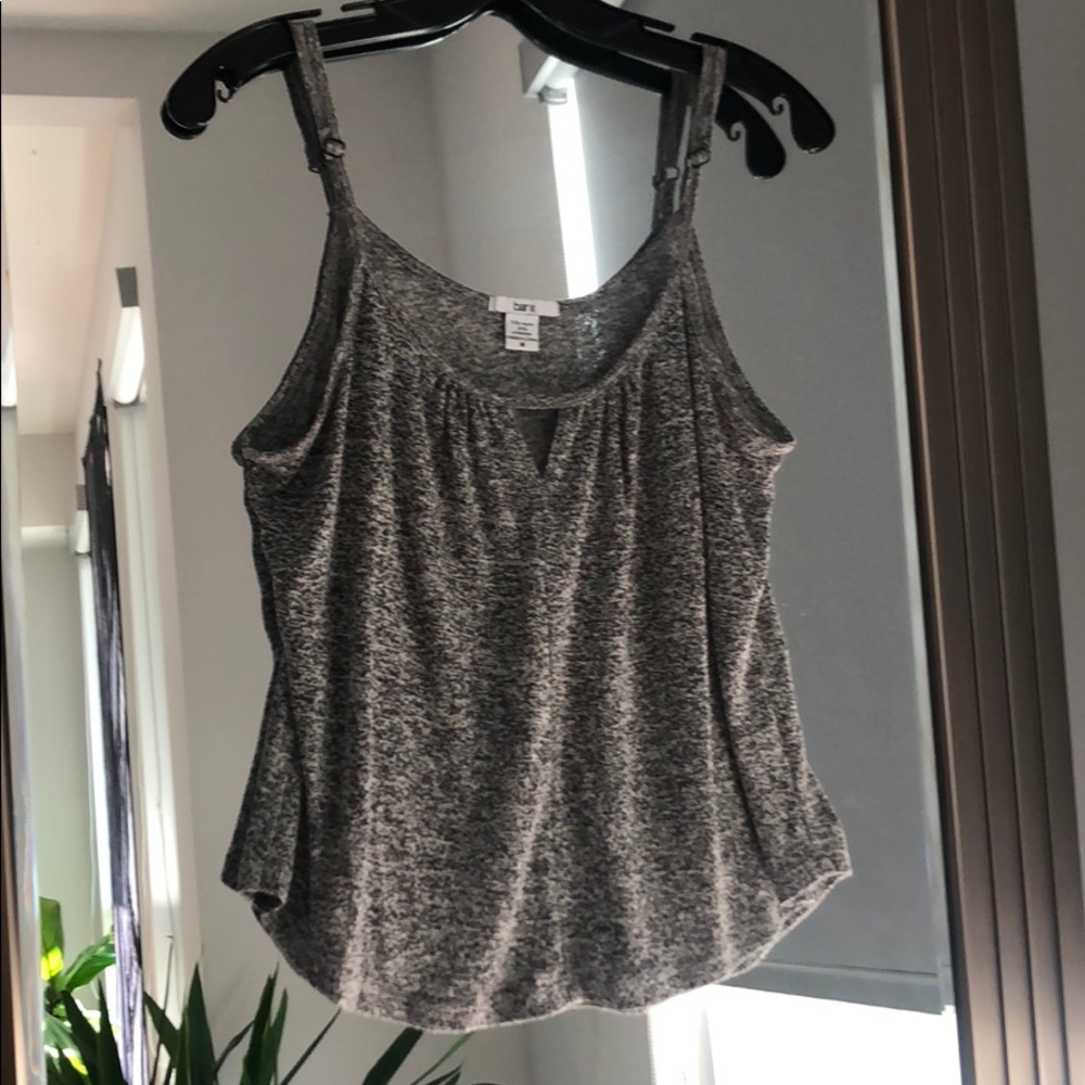 Bar III heather gray tank top